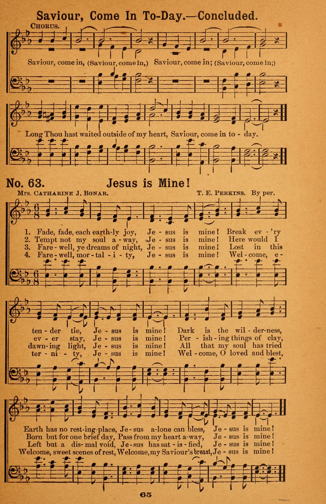 The Gospel Chorus: for use in prayer meetings, young people