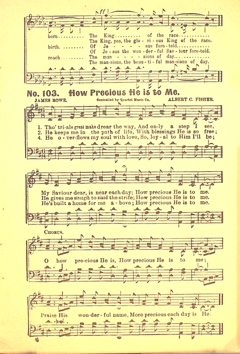 The Gospel Call: a book of revival songs page 105