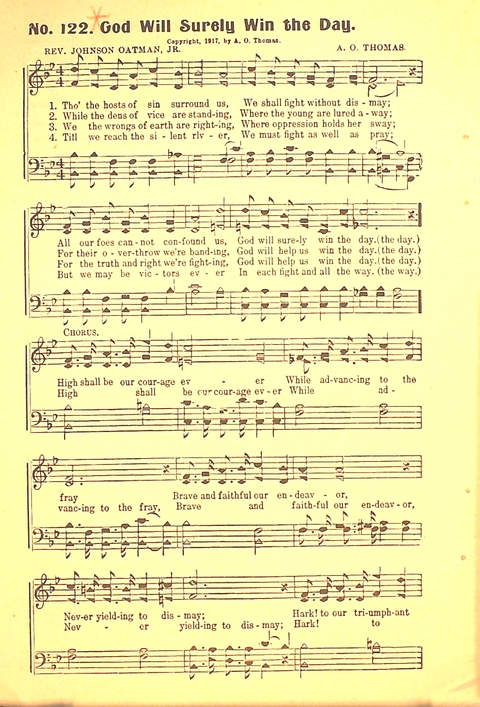 The Gospel Call: a book of revival songs page 124