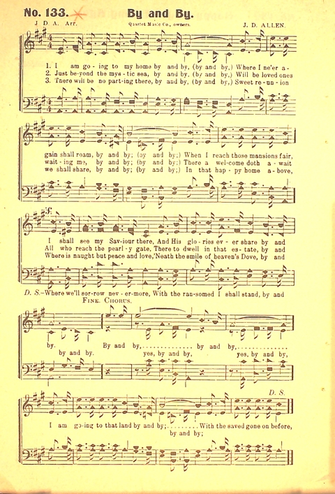 The Gospel Call: a book of revival songs page 136