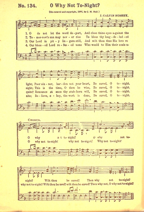 The Gospel Call: a book of revival songs page 137