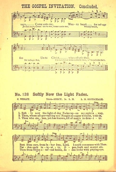 The Gospel Call: a book of revival songs page 141