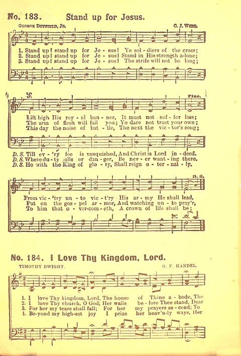 The Gospel Call: a book of revival songs page 180