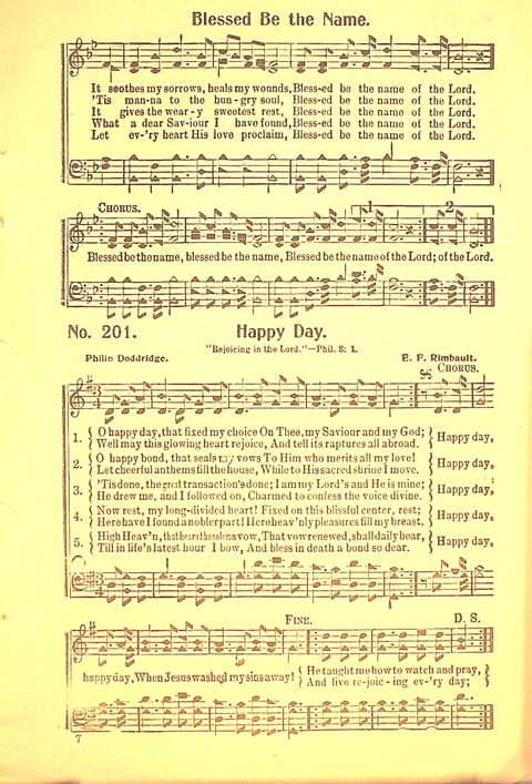 The Gospel Call: a book of revival songs page 191