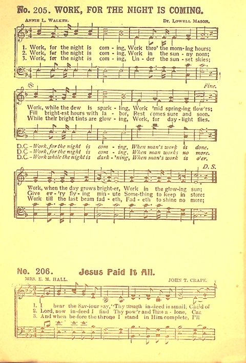The Gospel Call: a book of revival songs page 194