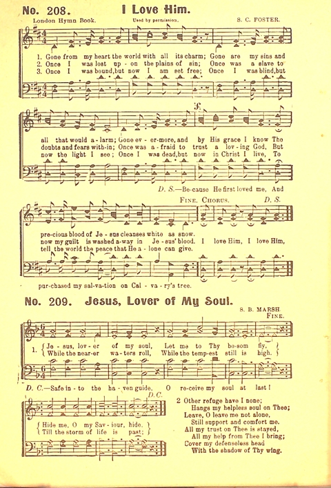 The Gospel Call: a book of revival songs page 196