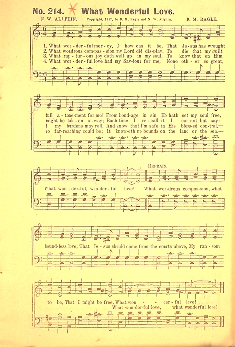 The Gospel Call: a book of revival songs page 203