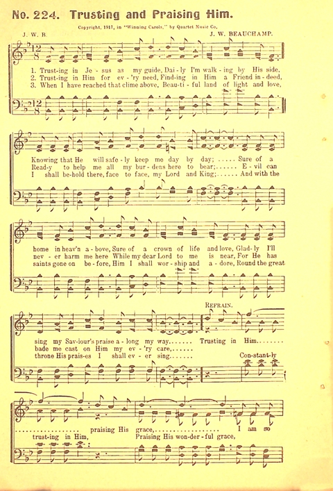 The Gospel Call: a book of revival songs page 218
