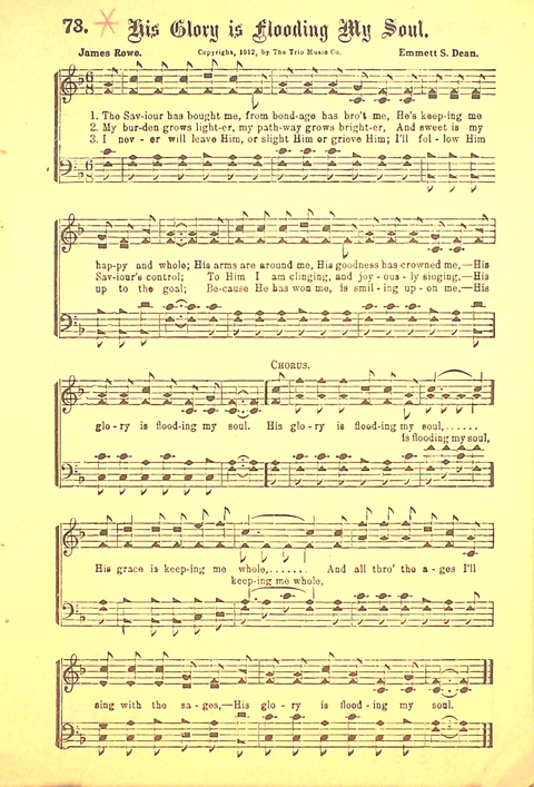 The Gospel Call: a book of revival songs page 75
