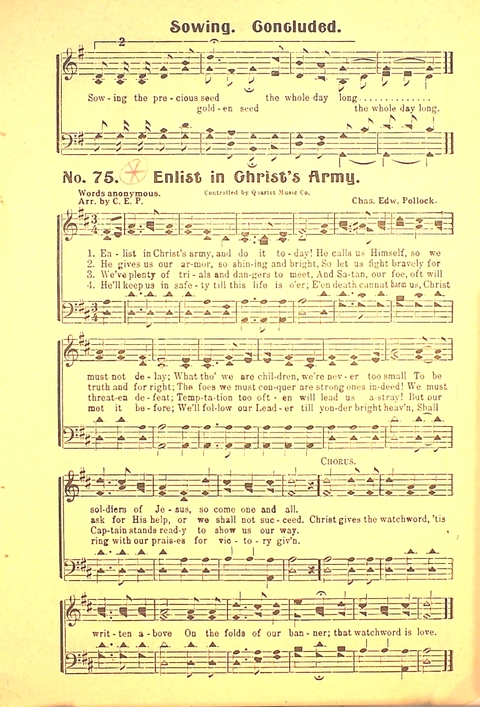 The Gospel Call: a book of revival songs page 77