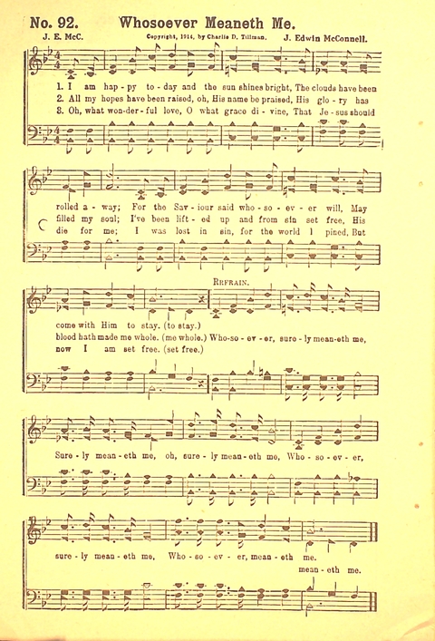 The Gospel Call: a book of revival songs page 94