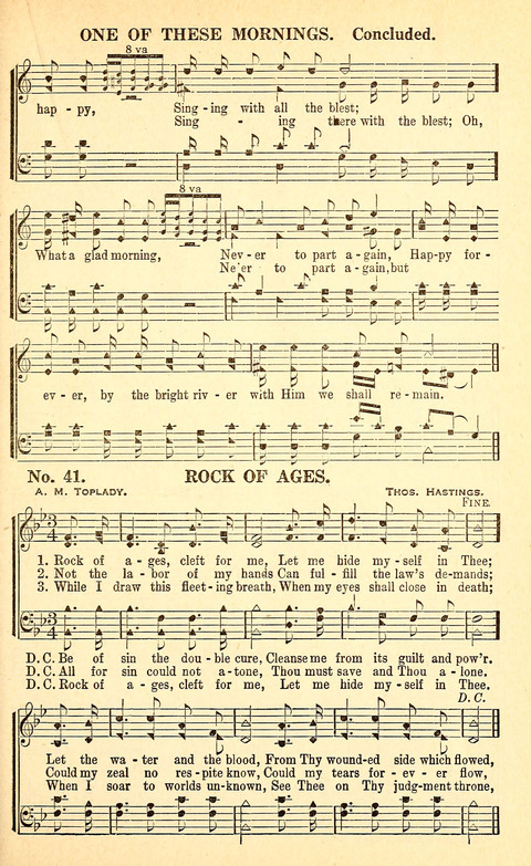 Gospel Choruses: our newest 1939 book for Sunday-schools, singing-schools, revivals, conventions and general use in Christian worship page 40