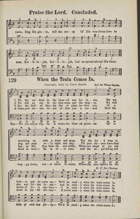 Glory Camp Special: Craddock - Thomas evangelistic campaigns page 121