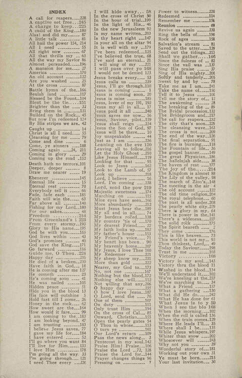 Glory Camp Special: Craddock - Thomas evangelistic campaigns page 192