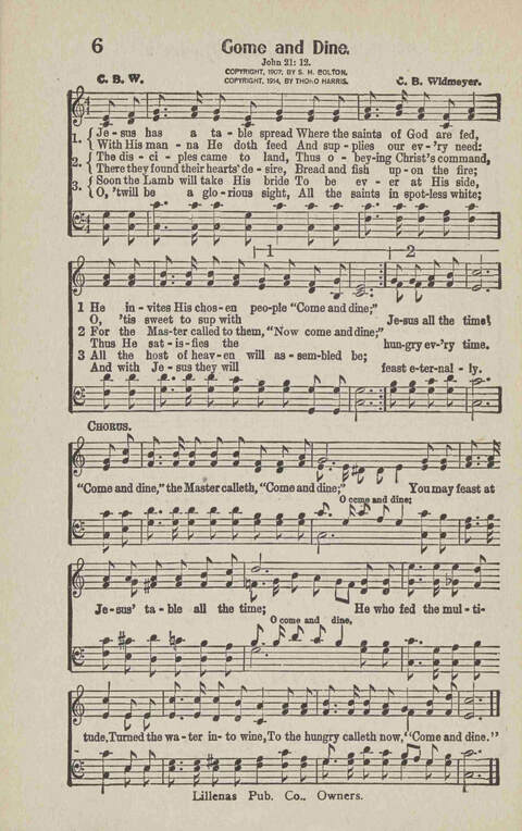 Glory Camp Special: Craddock - Thomas evangelistic campaigns page 6