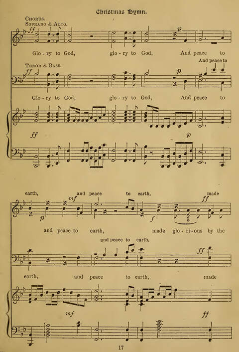 Gems of Christmas Song: a collection of old Christmas carols and hymns for use year after year in the home and at Christmas festivals page 13