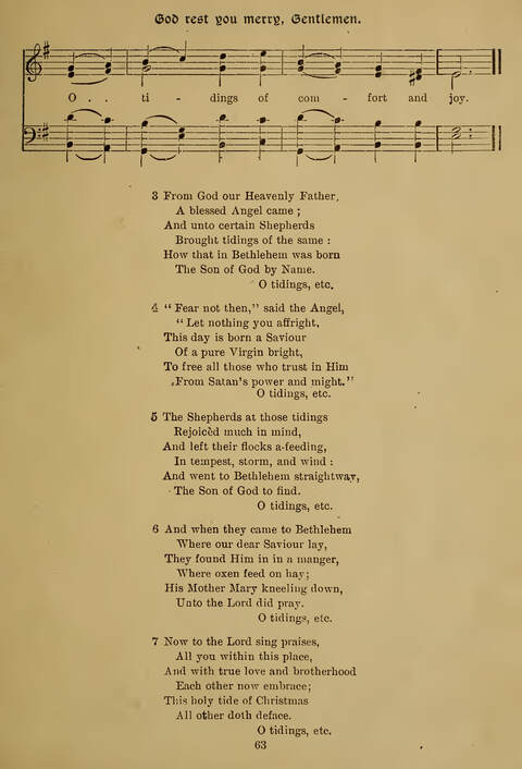 Gems of Christmas Song: a collection of old Christmas carols and hymns for use year after year in the home and at Christmas festivals page 41