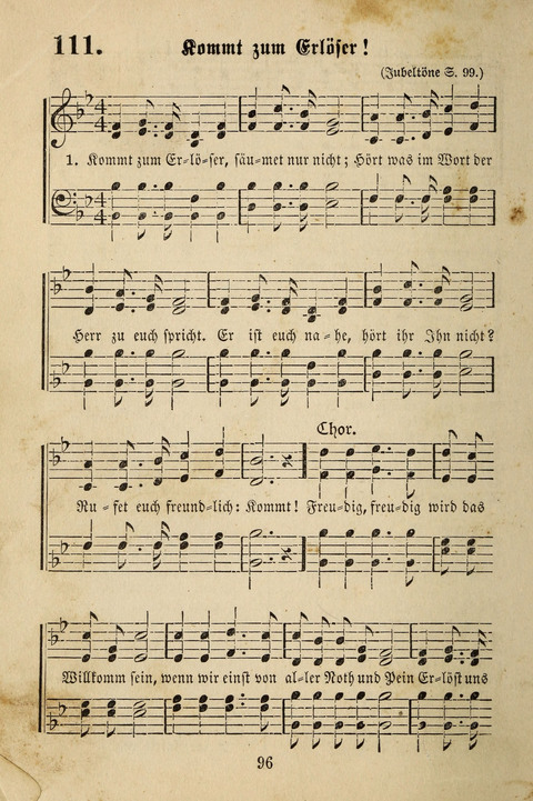 Gebet- und Danklieder: für Erweckungs- und Gebetsversammlungen page 96