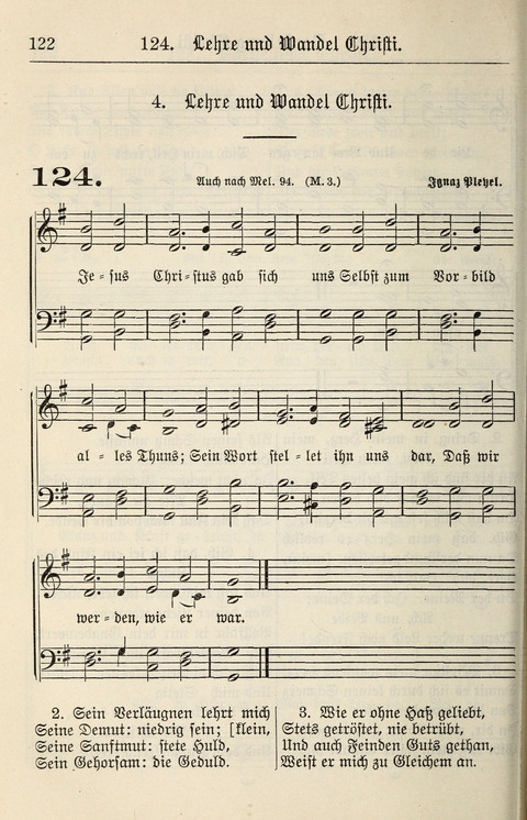 Gesangbuch für deutsche Gemeinden: enthaltend Psalmen und geistliche Lieder für öffentlichen und häuslichen Gottesdienst page 122