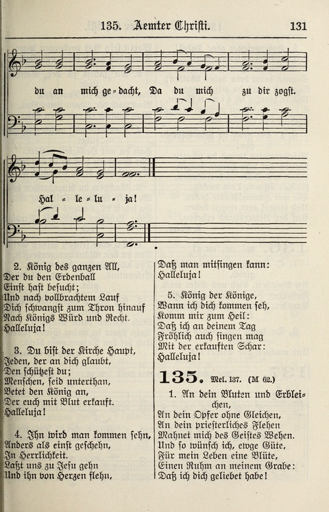 Gesangbuch für deutsche Gemeinden: enthaltend Psalmen und geistliche Lieder für öffentlichen und häuslichen Gottesdienst page 131