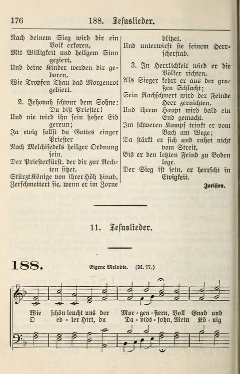Gesangbuch für deutsche Gemeinden: enthaltend Psalmen und geistliche Lieder für öffentlichen und häuslichen Gottesdienst page 176