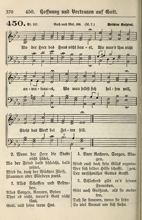 Gesangbuch für deutsche Gemeinden: enthaltend Psalmen und geistliche Lieder für öffentlichen und häuslichen Gottesdienst page 370