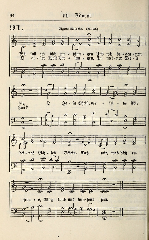 Gesangbuch für deutsche Gemeinden: enthaltend Psalmen und geistliche Lieder für öffentlichen und häuslichen Gottesdienst page 94