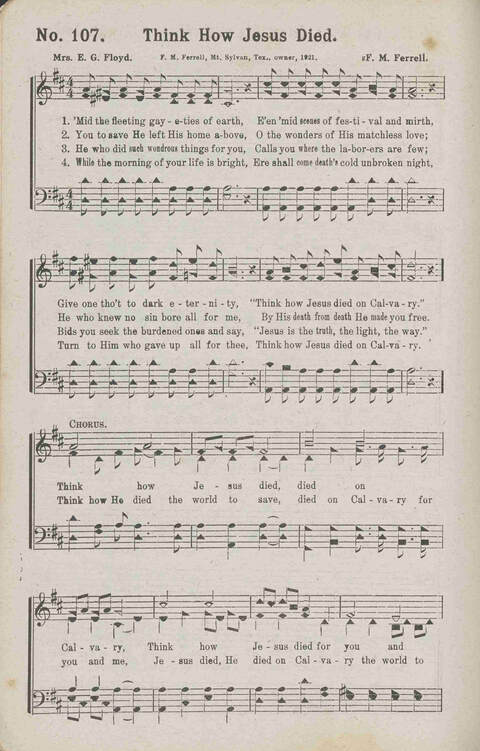 Glory Echoes: a collection of sacred songs for all Purposes page 113