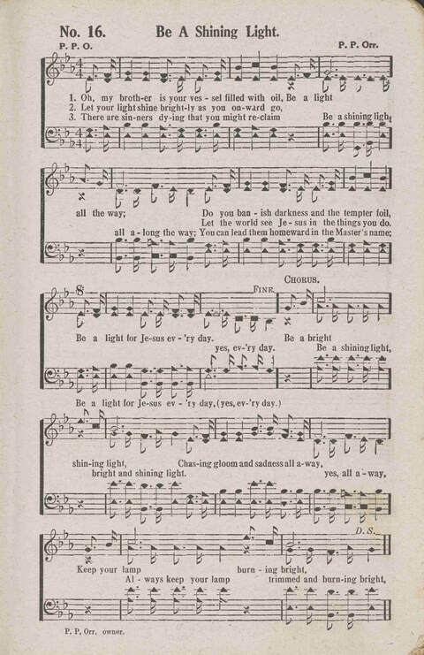 Glory Echoes: a collection of sacred songs for all Purposes page 16