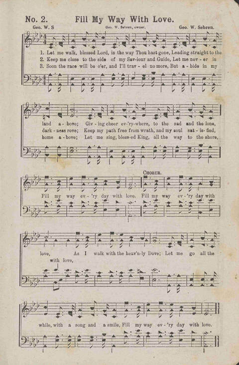 Glory Echoes: a collection of sacred songs for all Purposes page 2