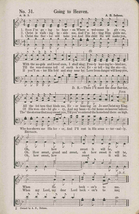 Glory Echoes: a collection of sacred songs for all Purposes page 32