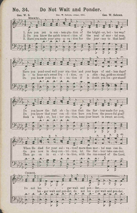 Glory Echoes: a collection of sacred songs for all Purposes page 35