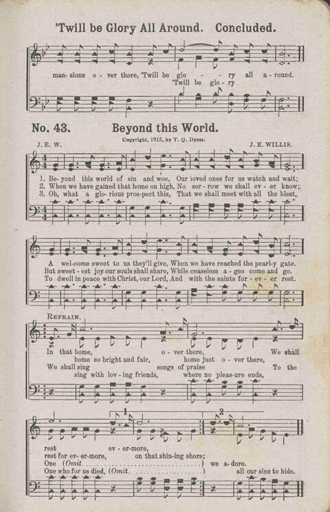 Glory Echoes: a collection of sacred songs for all Purposes page 44