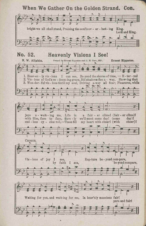 Glory Echoes: a collection of sacred songs for all Purposes page 54