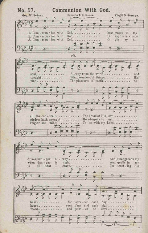 Glory Echoes: a collection of sacred songs for all Purposes page 59