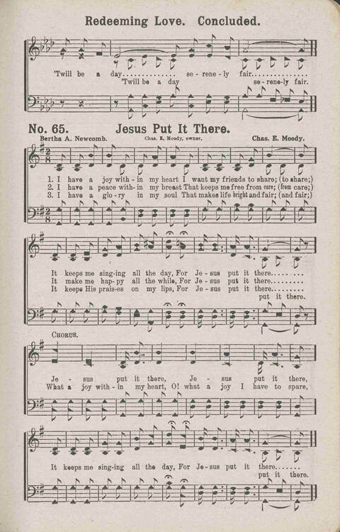 Glory Echoes: a collection of sacred songs for all Purposes page 68