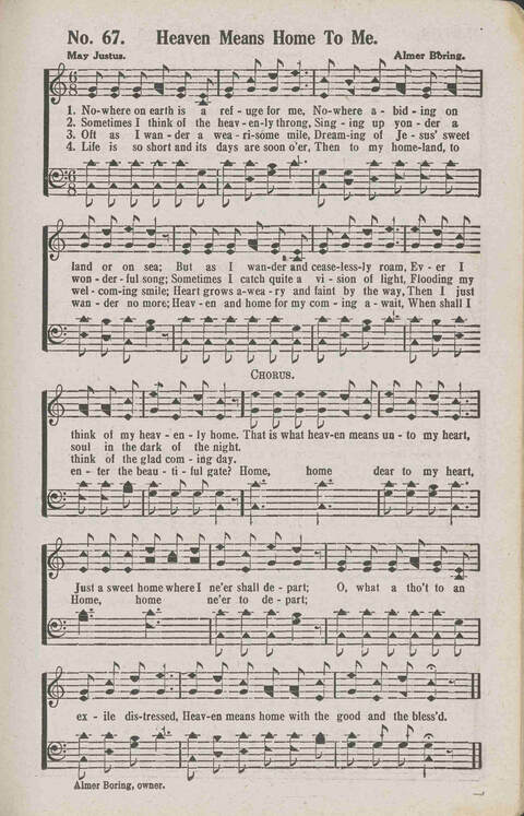 Glory Echoes: a collection of sacred songs for all Purposes page 70