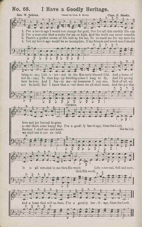 Glory Echoes: a collection of sacred songs for all Purposes page 71