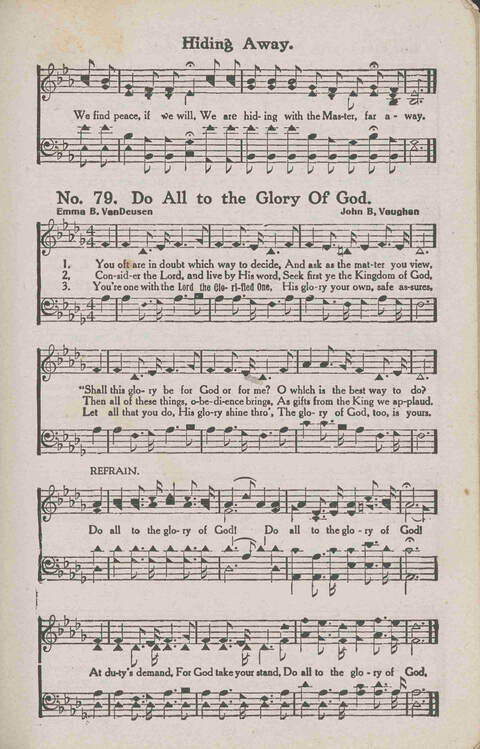 Glory Echoes: a collection of sacred songs for all Purposes page 82