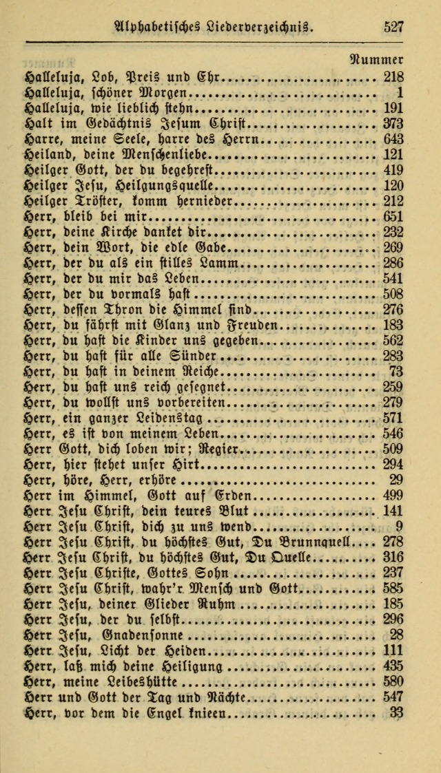Gesangbuch der Evangelischen Kirche: herausgegeben von der Deutschen Evangelischen Synode von Nord-Amerika page 527
