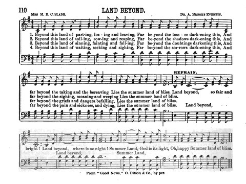 Gospel Echoes: A Choice Collection of Songs for Use in the Sunday-School, Prayer and Praise Meetings, and the Home Circle page 108