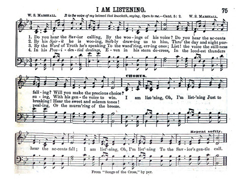 Gospel Echoes: A Choice Collection of Songs for Use in the Sunday-School, Prayer and Praise Meetings, and the Home Circle page 73