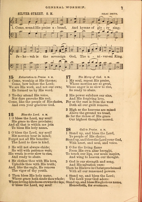 Gospel Hymn and Tune Book: a choice collection of Hymns and Music, old and new, for use in Prayer Meetings, Family Circles, and Church Service page 5