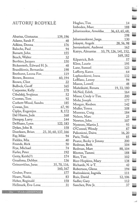Giesmynas: Vilniaus Laisvųjų Krikščionių Bažnyčios page 206