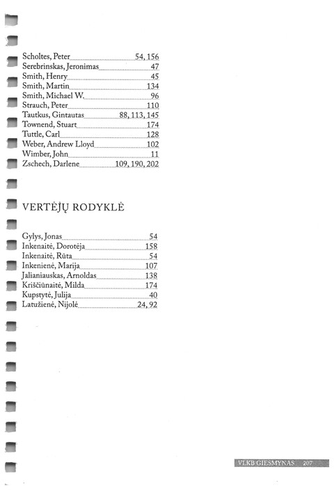 Giesmynas: Vilniaus Laisvųjų Krikščionių Bažnyčios page 207