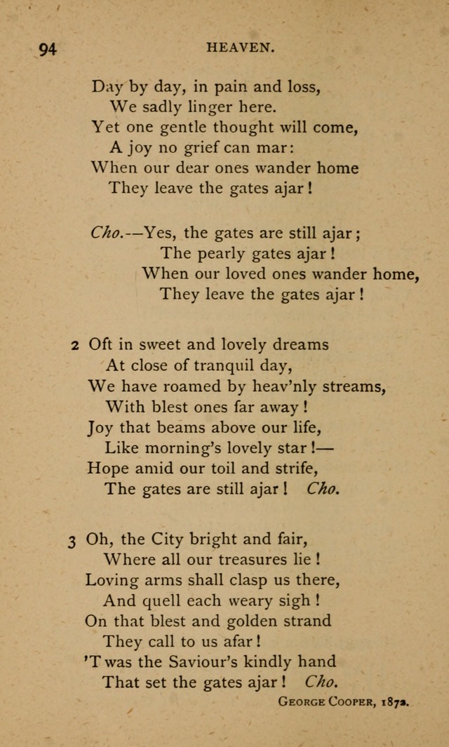 Gathered Leaves of Sunday School Song page 101
