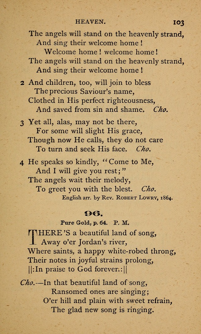 Gathered Leaves of Sunday School Song page 110