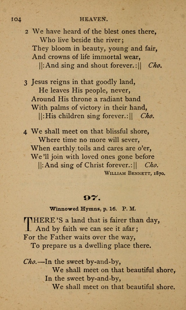 Gathered Leaves of Sunday School Song page 111