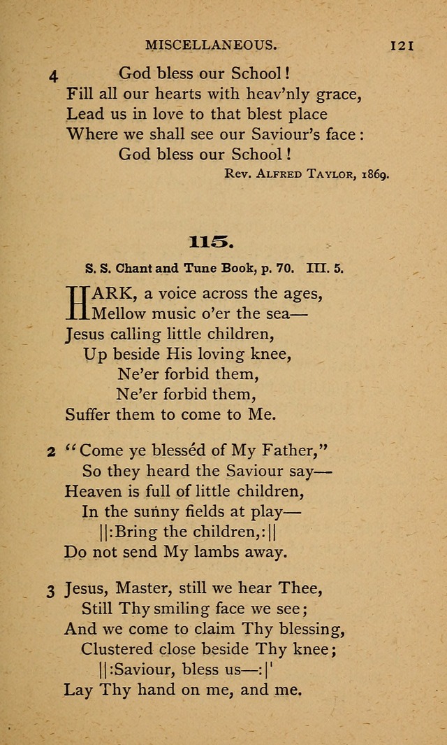 Gathered Leaves of Sunday School Song page 128