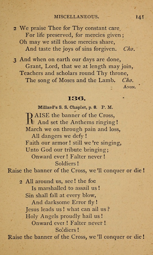 Gathered Leaves of Sunday School Song page 148
